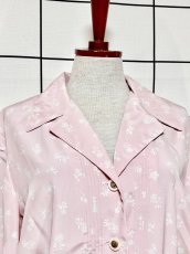 画像5: 小花柄 プリーツ切替 ウエストゴム 半袖 レトロ Guatemala 古着 ヴィンテージワンピース (5)