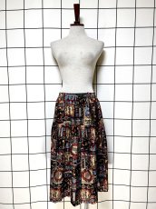 画像5: フランス製 レトロ ヨーロッパ古着 ヴィンテージスカート (5)