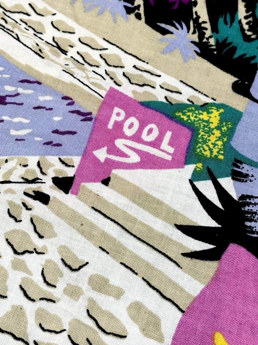 画像10: リゾート柄 花柄 レトロ USA古着 ヴィンテージスカート (10)