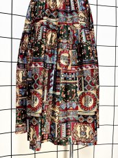 画像3: フランス製 レトロ ヨーロッパ古着 ヴィンテージスカート (3)