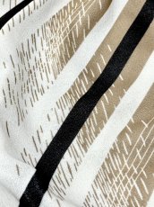 画像10: ダブルリボン ストライプ ウエストゴム レトロ USA古着 ヴィンテージワンピース (10)