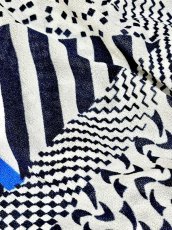 画像11: チェック ストライプ スクエア ウエストゴム レトロ USA古着 ヴィンテージワンピース (11)