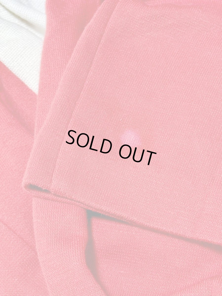 画像13: バイカラー 大ぶりボタン レッド ホワイト レトロ USA古着 ヴィンテージワンピース (13)