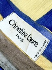 画像12: フランス古着 ストライプ 前開き レトロ ヨーロッパ ヴィンテージワンピース (12)