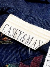 画像15: コーデュロイ 刺繍 ネイビー レトロ India 古着 ヴィンテージベスト (15)