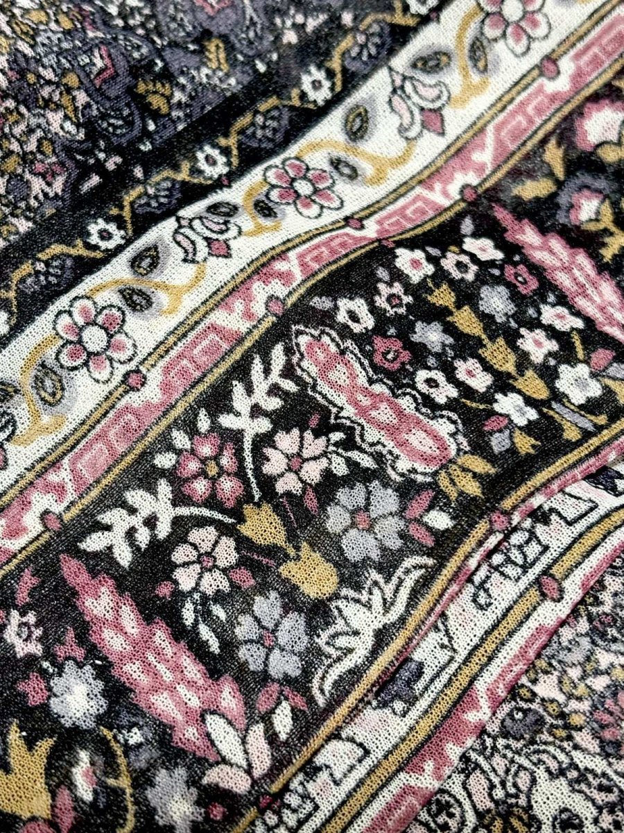 画像12: 花柄 レトロ USA古着 シャツ ヴィンテージトップス (12)