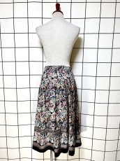 画像6: 花柄 UNIONMADE ウエストゴム レトロ USA古着 ヴィンテージスカート (6)