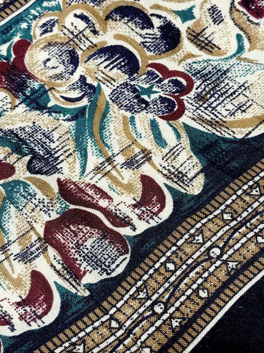 画像8: 花柄 UNIONMADE ウエストゴム レトロ USA古着 ヴィンテージスカート (8)