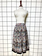 画像5: 花柄 UNIONMADE ウエストゴム レトロ USA古着 ヴィンテージスカート (5)