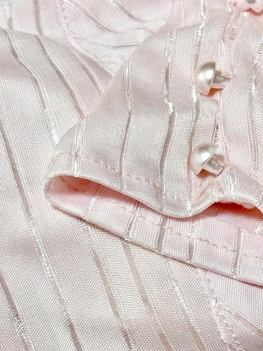 画像11: ストライプ ウエストゴム レトロ USA古着 ヴィンテージワンピース (11)