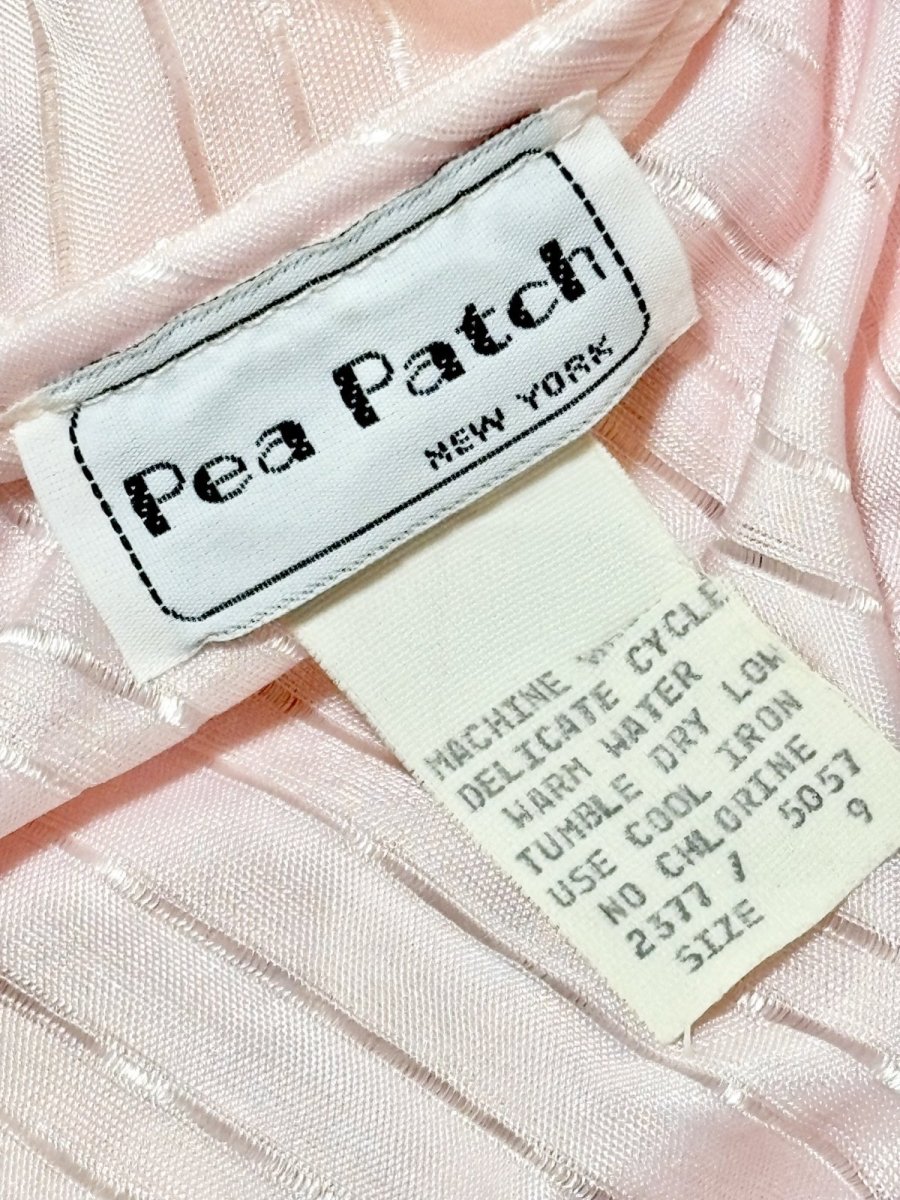 画像12: ストライプ ウエストゴム レトロ USA古着 ヴィンテージワンピース (12)