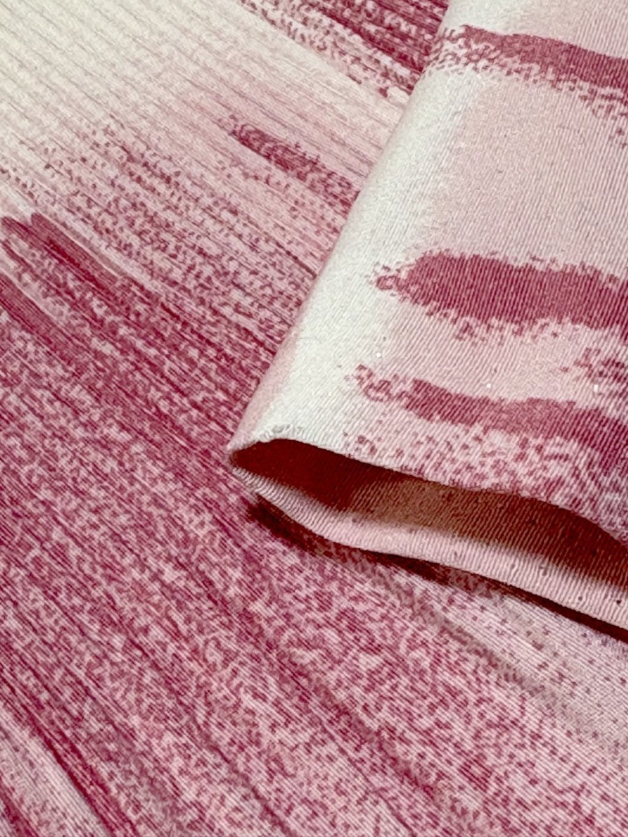 画像11: FRANCE プリーツ アート柄 ウエストゴム レトロ ヨーロッパ古着 ヴィンテージスカート (11)