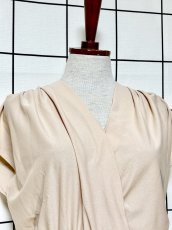 画像6: プリーツ切り替え ストライプ ウエストゴム レトロ USA古着 ヴィンテージドレス (6)