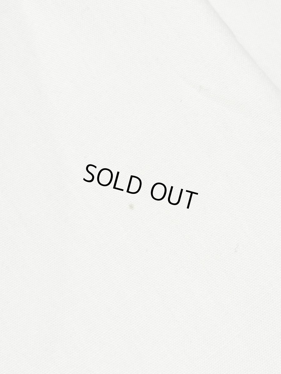 画像12: スタンドカラー クラシカル ホワイト レトロ USA古着 シャツ ヴィンテージブラウス (12)