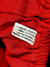 画像12: メキシカン刺繍 レース フォークロア レトロ 古着 メキシコ製 ヴィンテージ刺繍ブラウス (12)