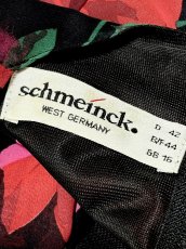 画像13: 西ドイツ製 WestGermany ティアードデザイン 薔薇柄 レトロ 長袖 ヨーロッパ古着 ヴィンテージドレス (13)