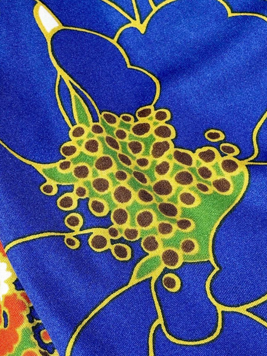 画像10: スペイン製 SPAIN サイケデリック 花柄 レトロ ヨーロッパ古着 ヴィンテージワンピース (10)