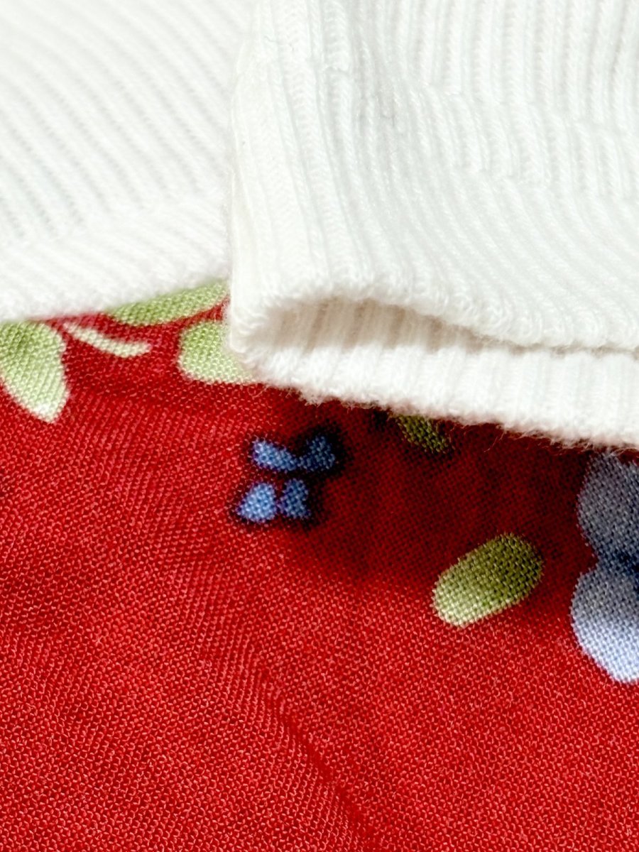 画像12: 花柄切り替えし レトロ USA古着 ヴィンテージワンピース (12)