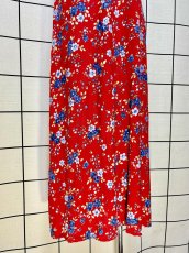 画像8: 花柄切り替えし レトロ USA古着 ヴィンテージワンピース (8)