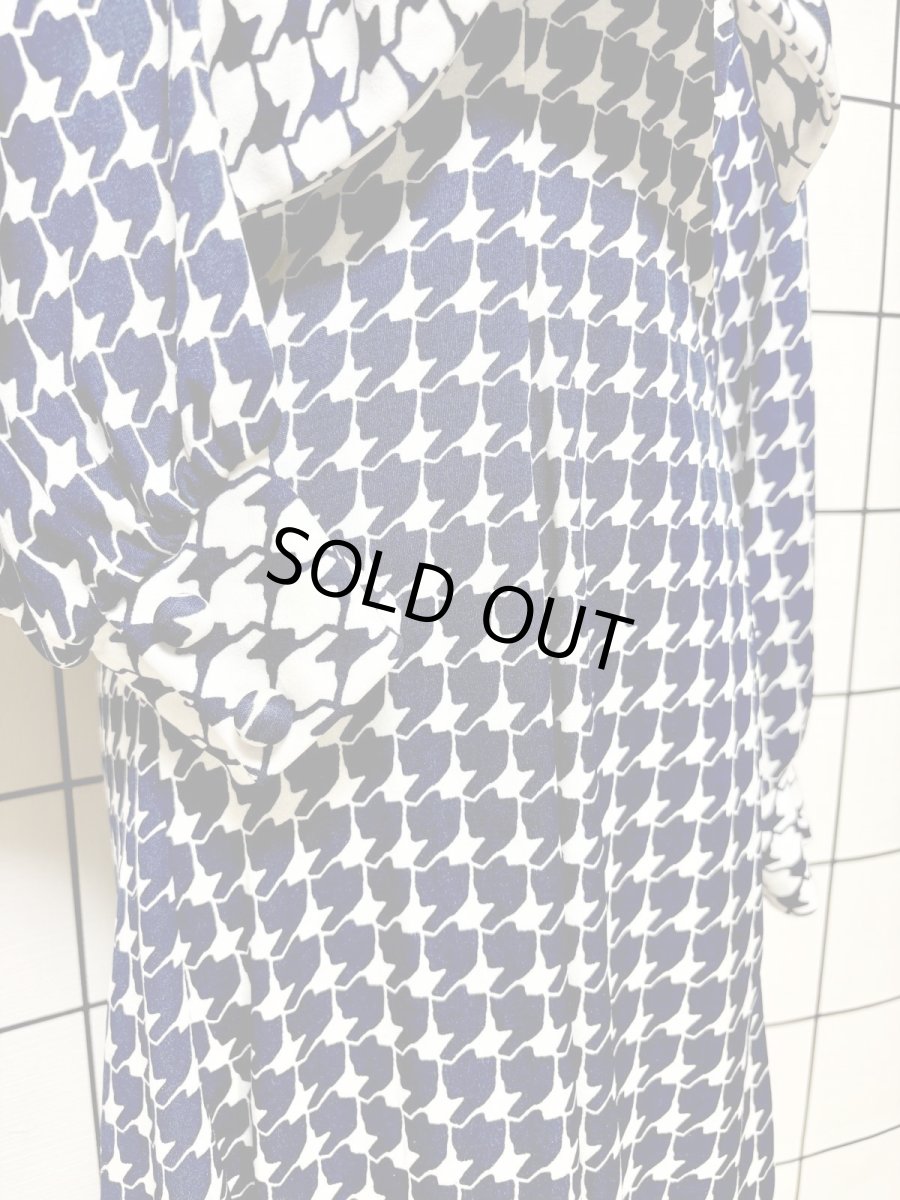 画像7: Italy製 リボンタイ レトロ ヨーロッパ古着 ヴィンテージワンピース (7)