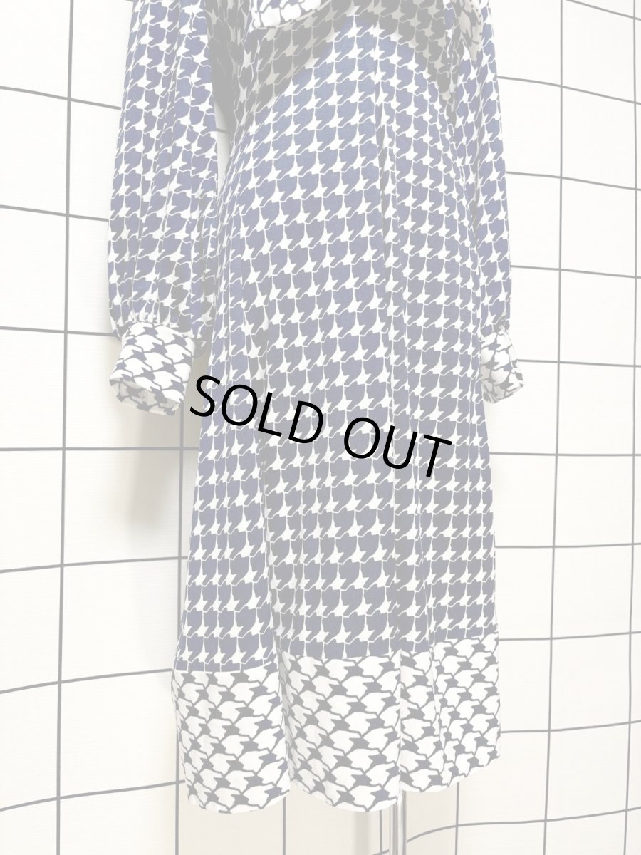 画像8: Italy製 リボンタイ レトロ ヨーロッパ古着 ヴィンテージワンピース (8)