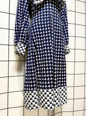 画像8: Italy製 リボンタイ レトロ ヨーロッパ古着 ヴィンテージワンピース (8)