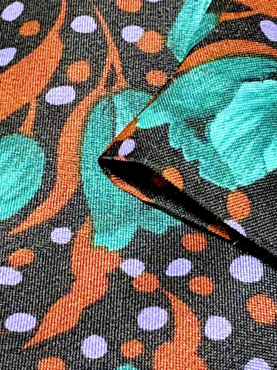 画像14: 【2500円均一対象商品】花柄 ドット レース襟 レトロ USA古着 ヴィンテージワンピース (14)