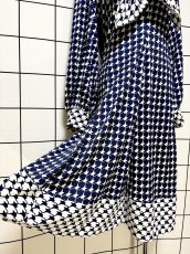画像9: Italy製 リボンタイ レトロ ヨーロッパ古着 ヴィンテージワンピース (9)