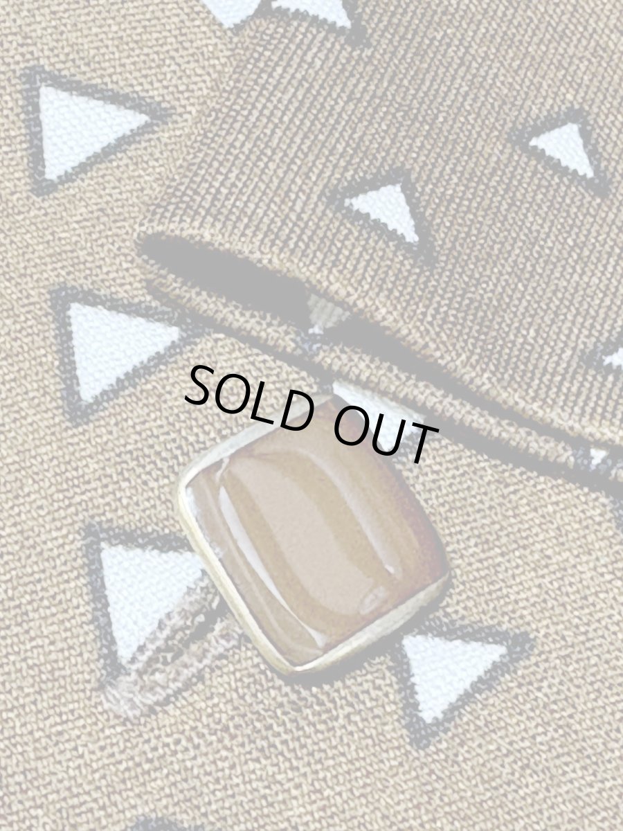 画像11: 東京スタイル 70sJAPAN 三角柄 前開き 昭和レトロ 国産古着 ヴィンテージワンピース (11)