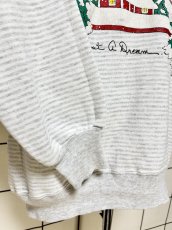 画像7: 雪景色 ボーダー タートルネック レトロ USA古着 ヴィンテージスウェット (7)