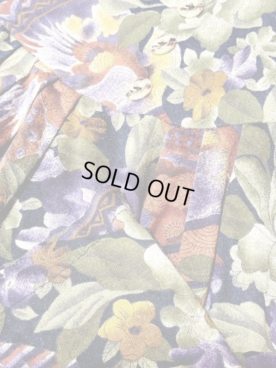 画像6: Italy製 花柄 ウエストゴム レトロ ヨーロッパ古着 ヴィンテージスカート  (6)