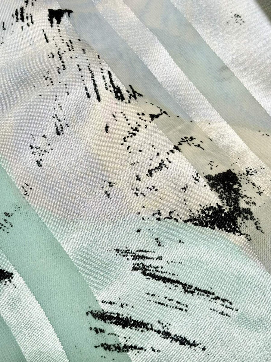 画像11: 【2500円均一対象商品】プリーツ切り替え ストライプ柄 レトロ USA古着 ヴィンテージワンピース (11)