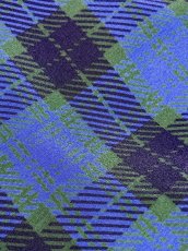 画像12: プリーツ切り替え チェック柄 ウエストゴム レトロ USA古着 ヴィンテージワンピース (12)