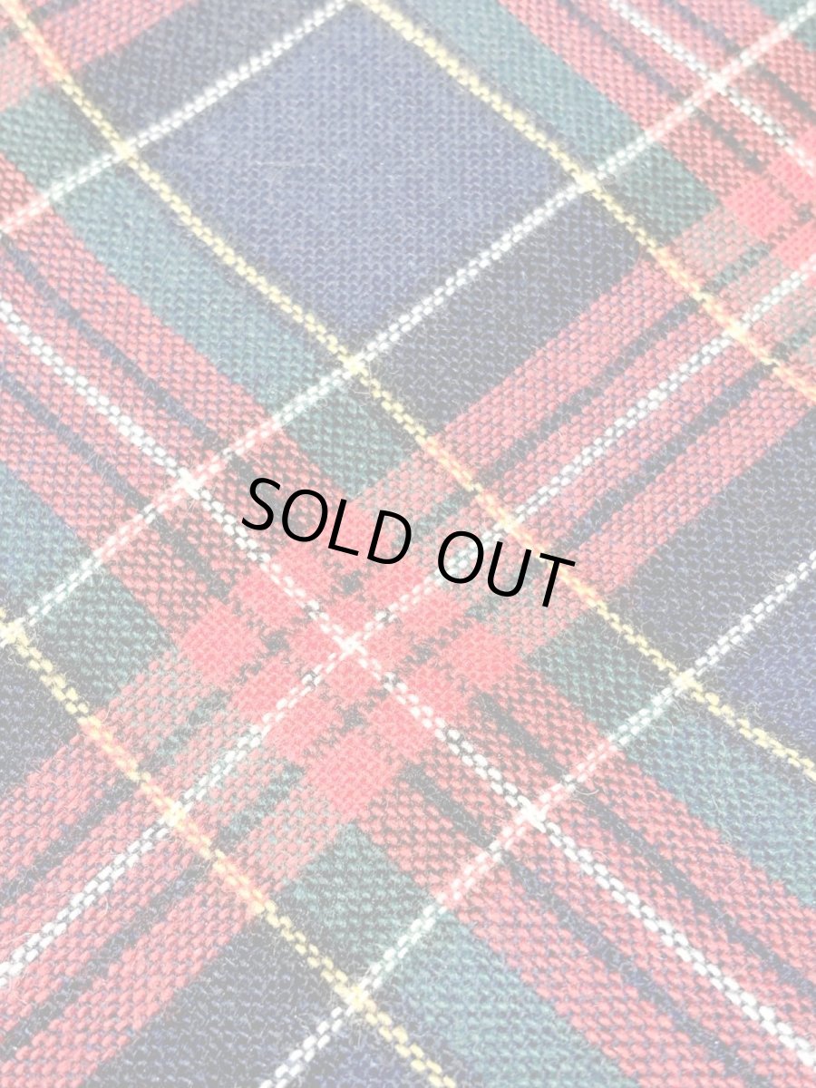 画像12: トラッド TRAD チャック柄 レトロ USA古着 ヴィンテージポンチョ (12)