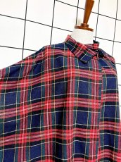 画像6: トラッド TRAD チャック柄 レトロ USA古着 ヴィンテージポンチョ (6)