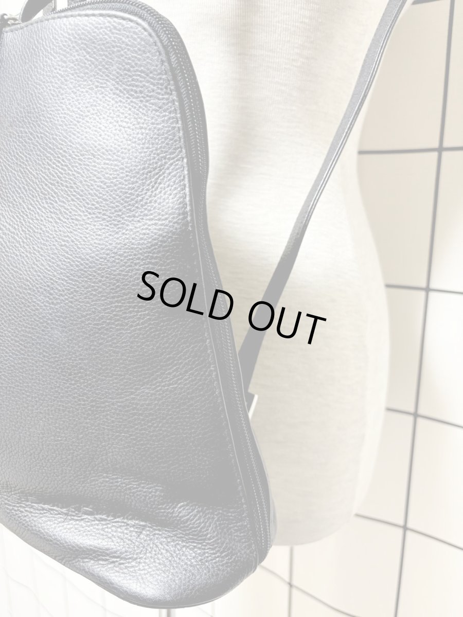 画像6: レザー ブラック レディース レトロ古着 ヴィンテージ 鞄 リュック (6)