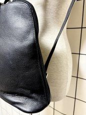 画像6: レザー ブラック レディース レトロ古着 ヴィンテージ 鞄 リュック (6)