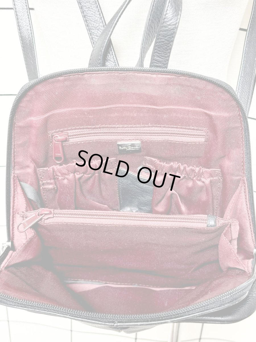 画像11: レザー ブラック レディース レトロ古着 ヴィンテージ 鞄 リュック (11)