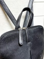 画像8: レザー ブラック レディース レトロ古着 ヴィンテージ 鞄 リュック (8)