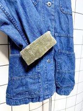 画像7: デニム コーデュロイ レトロ USA古着 ヴィンテージジャケット (7)