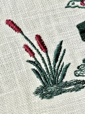 画像12: 鳥刺繍  ベージュ リネン混紡 ハートパッチ ディアンドル チロルジャケット ドイツ民族衣装 舞台 演劇 演奏会 フォークダンス オクトーバーフェスト (12)