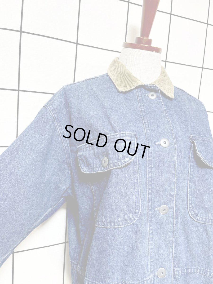 画像6: デニム コーデュロイ レトロ USA古着 ヴィンテージジャケット (6)