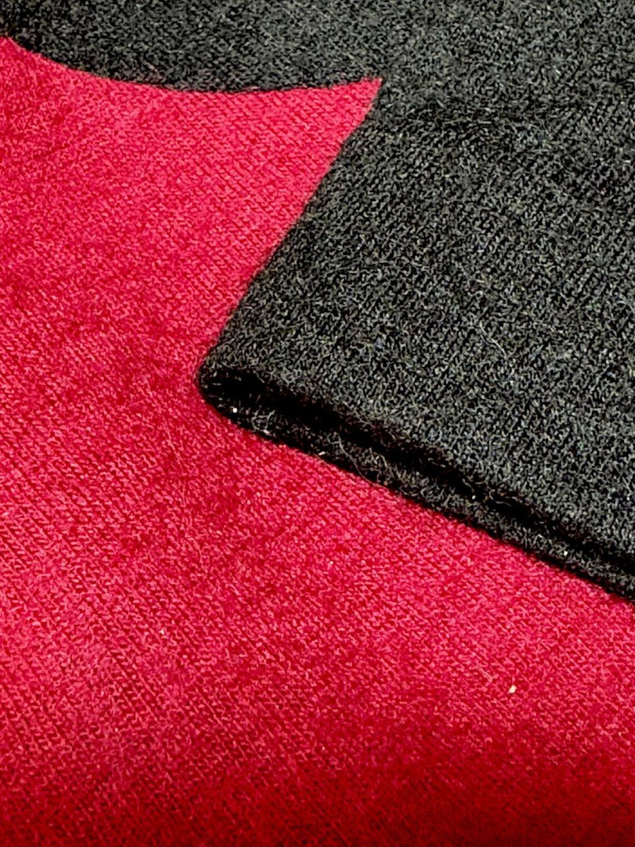 画像10: Italy製 イタリア ハイネック ウール ブラック レトロ USA古着 ヴィンテージワンピース (10)