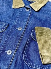 画像9: デニム コーデュロイ レトロ USA古着 ヴィンテージジャケット (9)