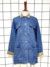 画像1: デニム コーデュロイ レトロ USA古着 ヴィンテージジャケット (1)