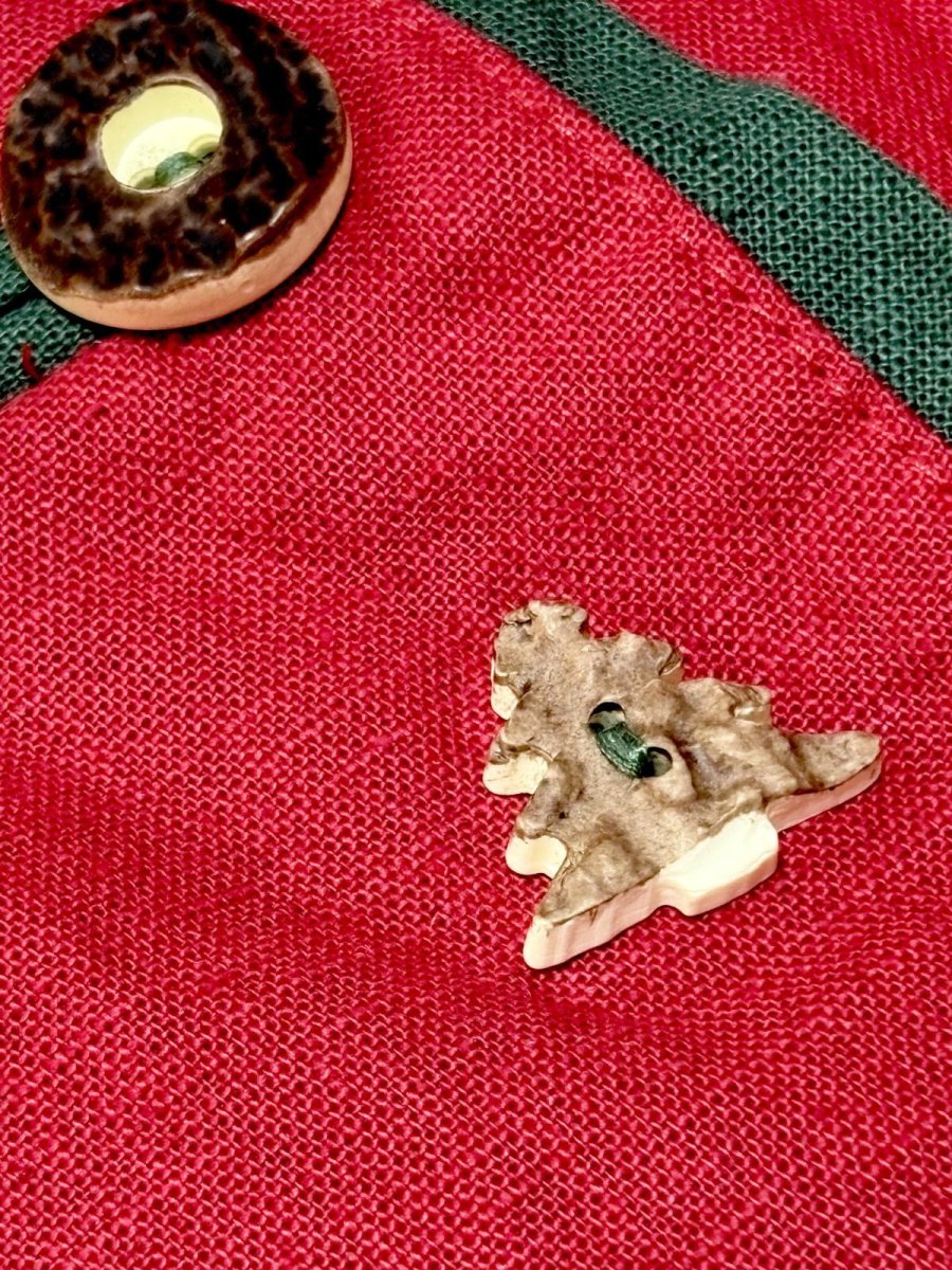 画像11: ドイツ製 Germany リネン混紡 ウッド調ボタン ノーカラー ディアンドル チロルジャケット ドイツ民族衣装 舞台 演劇 演奏会 フォークダンス オクトーバーフェスト (11)