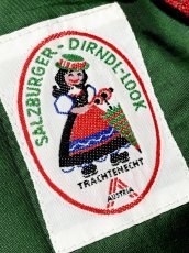 画像14: オーストリア製 Austria リネン パフスリーブ ノーカラー ハートパッチ ディアンドル チロルジャケット ドイツ民族衣装 舞台 演劇 演奏会 フォークダンス オクトーバーフェスト (14)