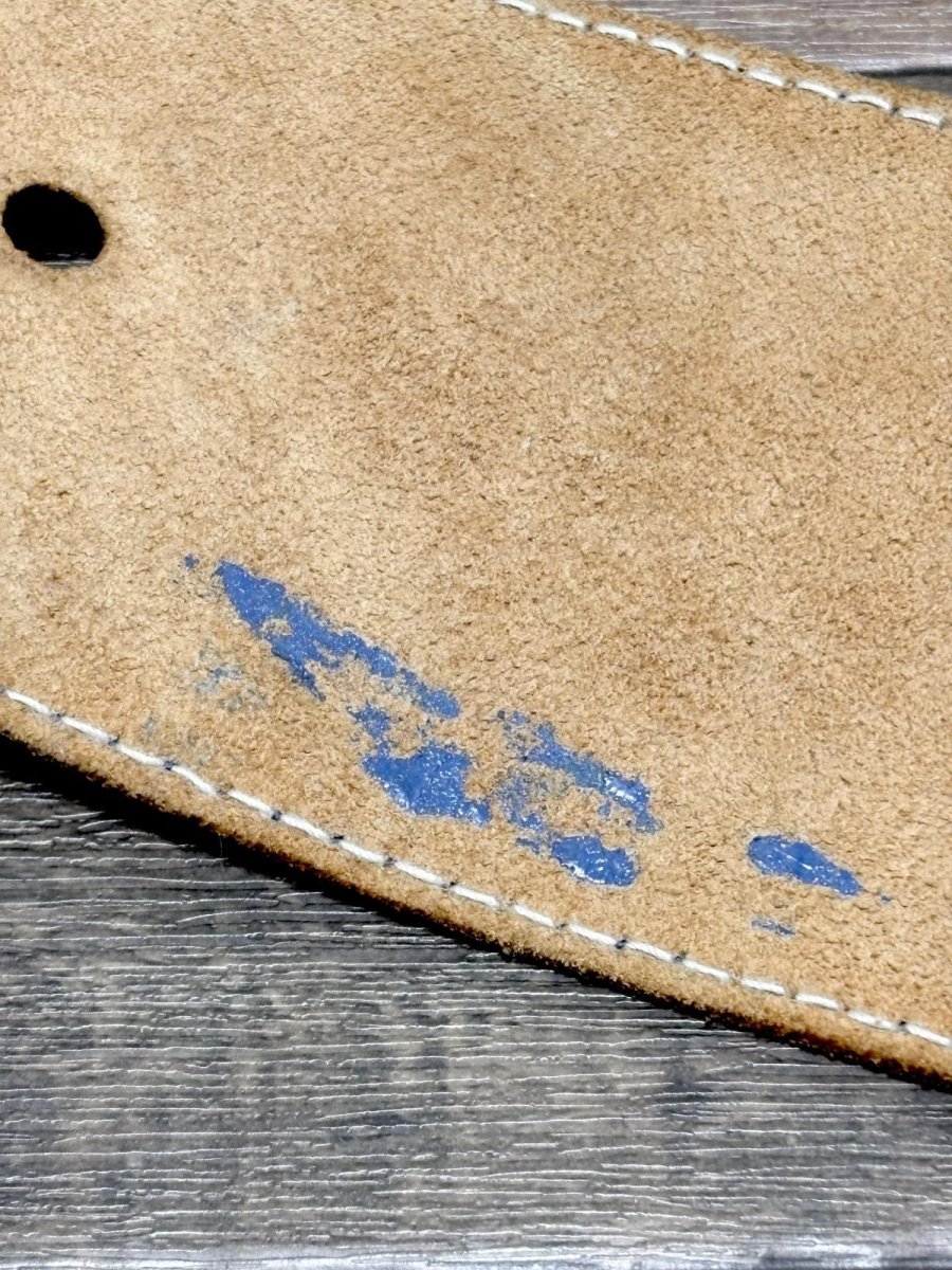 画像8: レトロアンティーク ブルー ヴィンテージ フランス製 ヨーロッパ古着 ベルト (8)