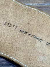 画像10: レトロアンティーク ブルー ヴィンテージ フランス製 ヨーロッパ古着 ベルト (10)