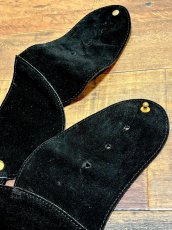 画像5: レトロアンティーク ブラック ヴィンテージ USA 古着 ベルト (5)